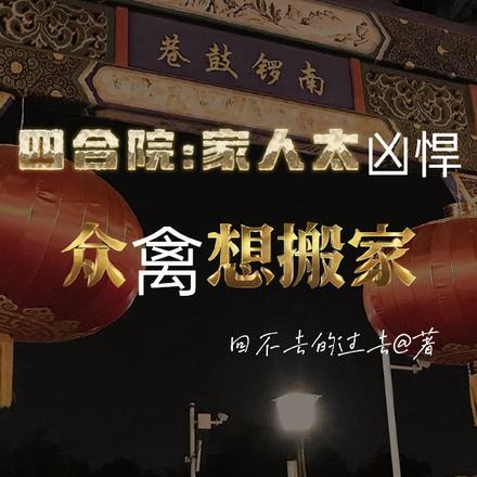 四合院家人太凶悍众禽想搬家 回不去的过去